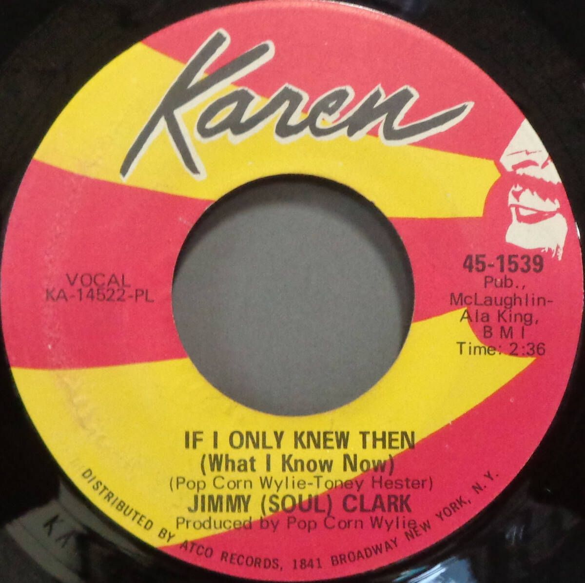 【SOUL 45】JIMMY (SOUL) CLARK - IF I ONLY KNEW THEN (WHAT I KNOW NOW) / DO IT RIGHT NOW (s240429030)_画像1