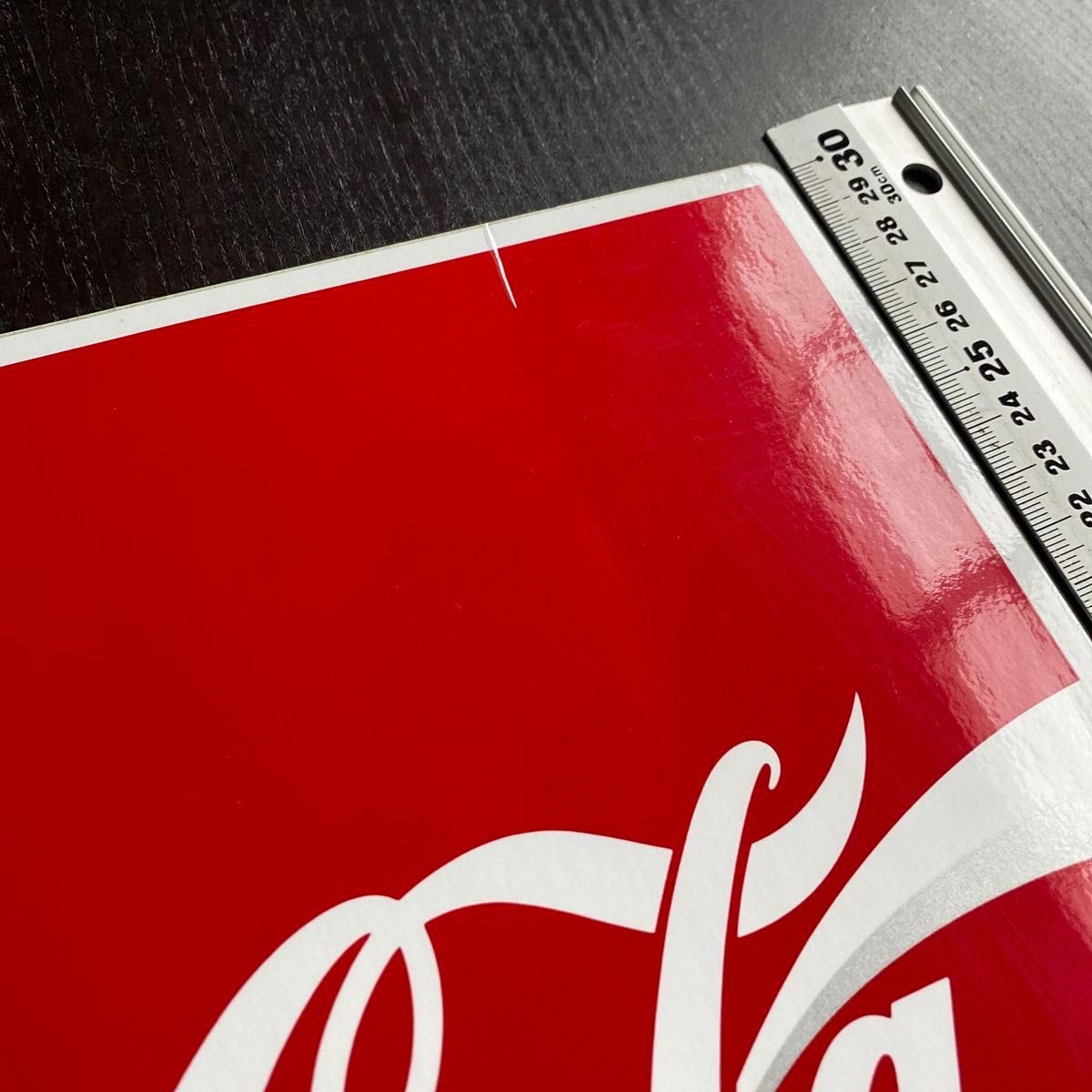 コカコーラ　店舗用　非売品　大判サイズ　ステッカー　超希少品レア品　最終値下げです。超お買得品です。