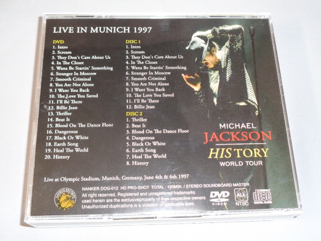 MICHEL　JACKSON/HISTORY WORLD TOUR　LIVE IN MUNICH 1997 帯付 2CD＋DVD_画像4