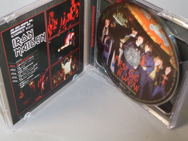 IRON MAIDEN/FIRST　GIG IN JAPAN　1981　DEFEINITIVE　MASTER 2CD_画像2