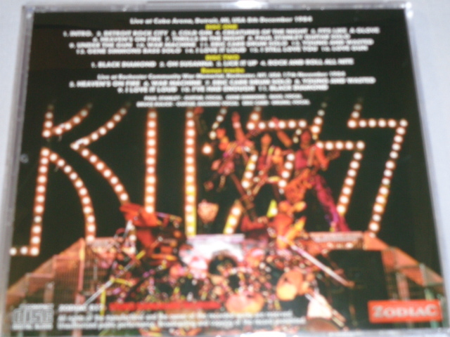 KISS/DETROIT 1984 THE COMPLETE FM BROADCAST MASTER 2CDの画像4