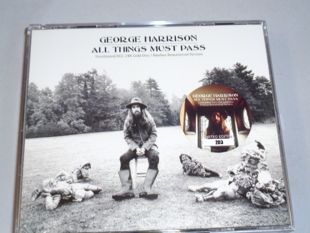 GEROGE HARRISON/ALL THING MUST PASS-UNRELEASED DCC 24KGOLD DISK NIMBUS REMATERED VERSION 4CDの画像1