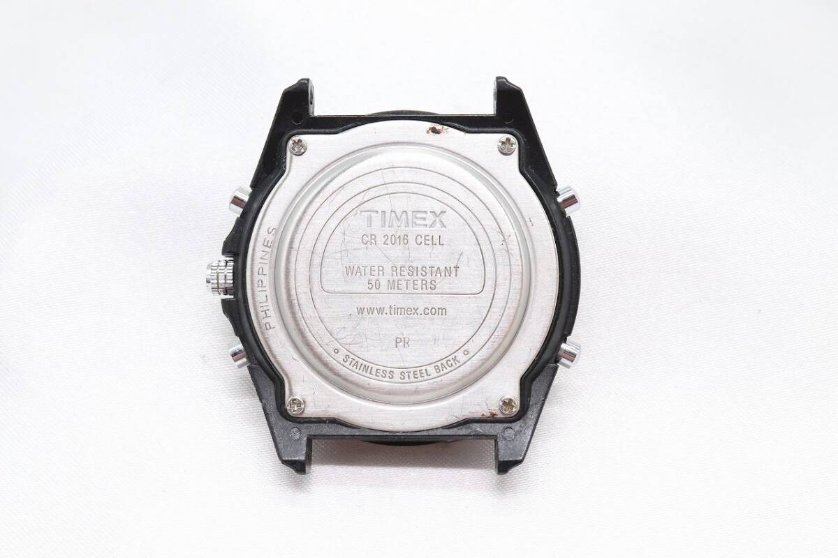 【W127-48】動作品 電池交換済 TIMEX EXPEDITION タイメックス エクスペディション 回転ベゼル デジアナ 腕時計 フェイスのみ メンズの画像7