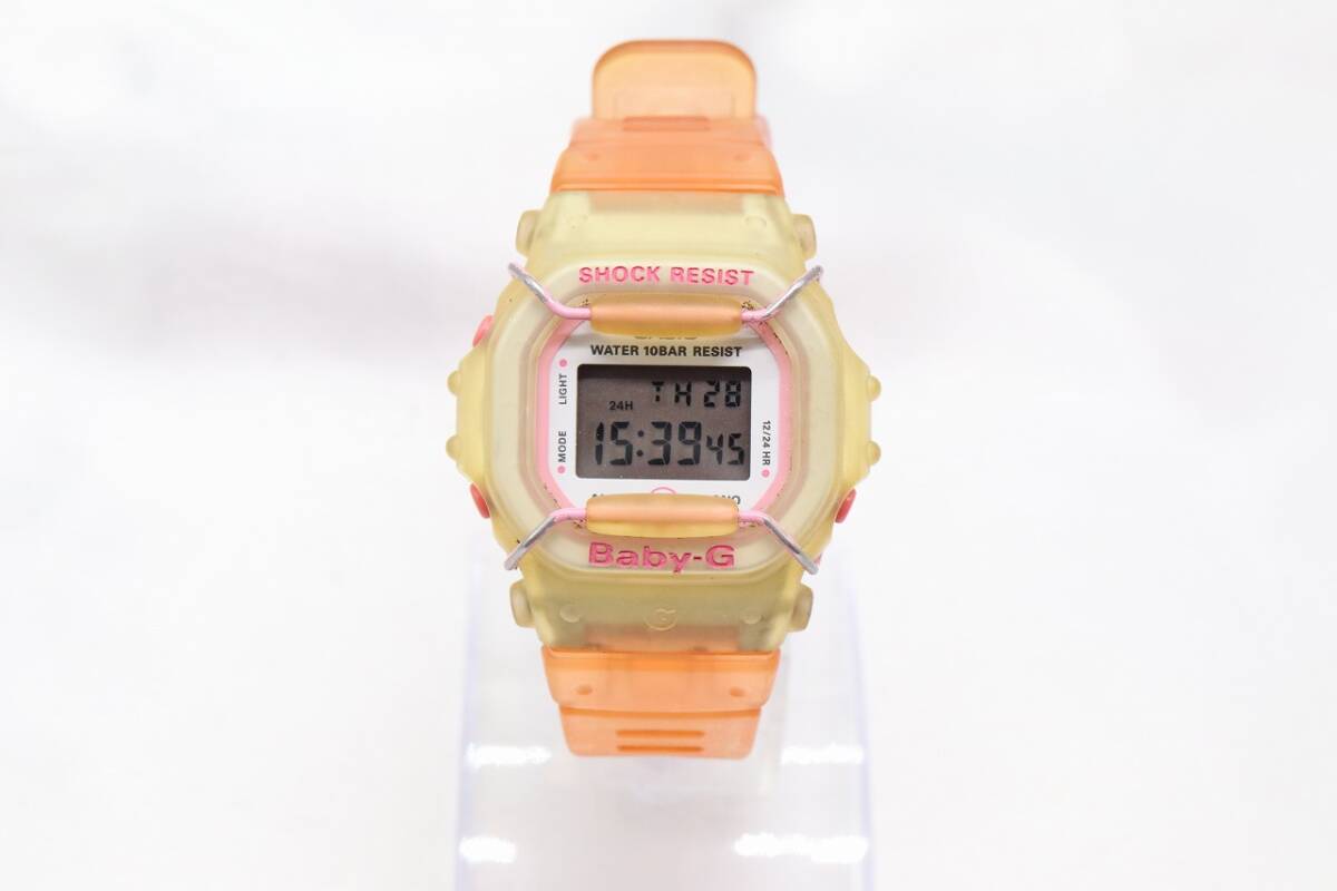 【W127-53】動作品 電池交換済 CASIO Baby-G カシオ ベイビージー デジタル 腕時計 BG-360 メンズ【送料全国一律380円】の画像2