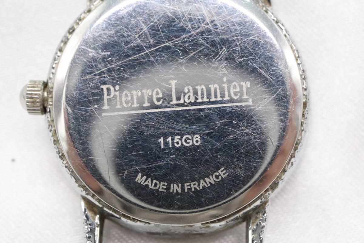 【W128-21】動作品 電池交換済 Pierre Lannier ピエールラニエ 腕時計 フェイスのみ 115G6 レディース【送料全国一律185円】の画像7