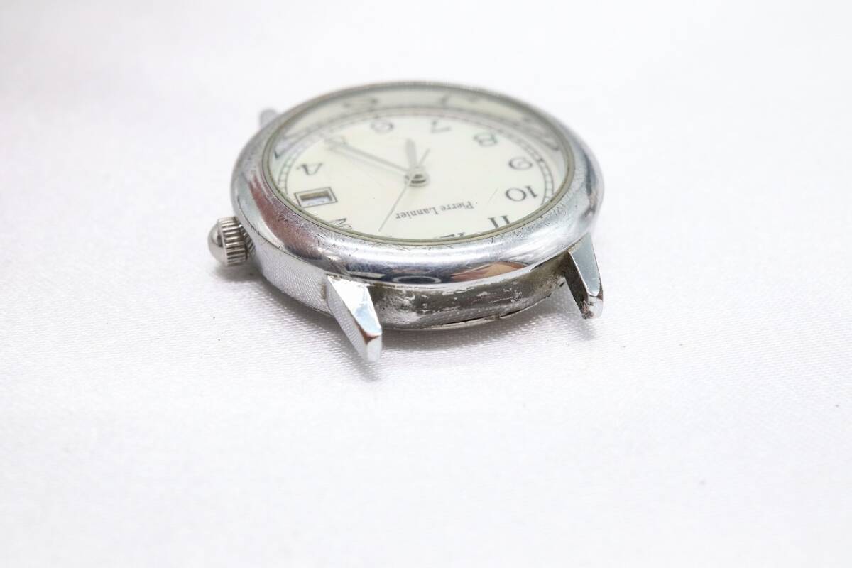 【W128-21】動作品 電池交換済 Pierre Lannier ピエールラニエ 腕時計 フェイスのみ 115G6 レディース【送料全国一律185円】の画像4