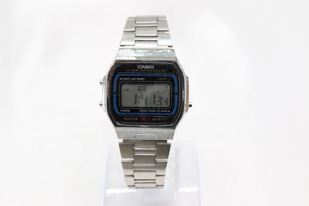 【W131-1】動作品 CASIO カシオ デジタル 腕時計 A164W メンズ【送料全国一律185円】_画像2