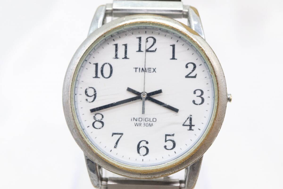 【W133-4】動作品 電池交換済 TIMEX INDIGLO タイメックス インディグロ 30M防水 腕時計 メンズ【送料全国一律185円】の画像3