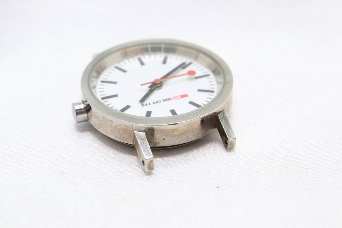 【W138-17】動作品 電池交換済 MONDAINE モンディーン スイス 国鉄 SBB CFF FFS 腕時計 フェイスのみ M7602.209 レディースの画像4