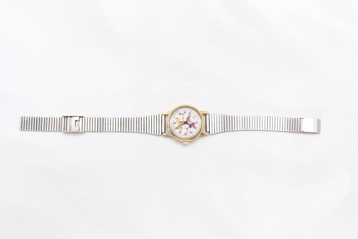 【W139-3】動作品 電池交換済 SEIKO ALBA DISNEY セイコー アルバ ミッキーマウス 腕時計 V481-0110 レディース【送料全国一律185円】の画像6