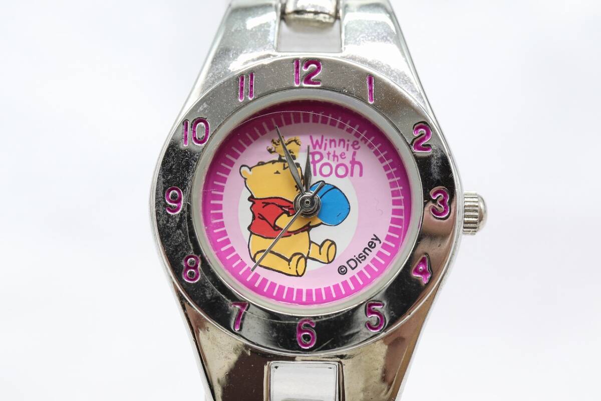 【W139-40】動作品 電池交換済 DISNEY ディズニー くまのプーさん 腕時計 レディース【送料全国一律185円】_画像3