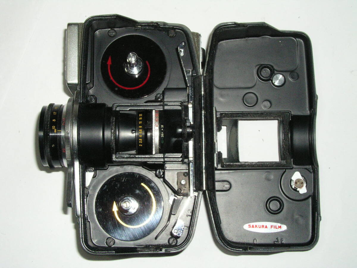 6146** Showa Retro 8mi refill m photographing machine,Konica ZOOM 8 handgrip attaching, Konica double 8sine camera *
