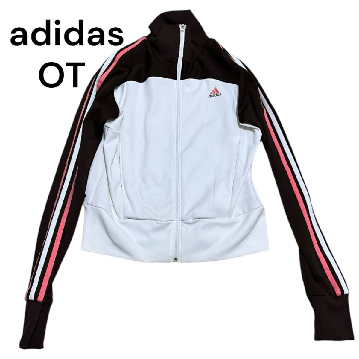 ジャージ adidas アディダス トラックジャケットラメプリント　90's