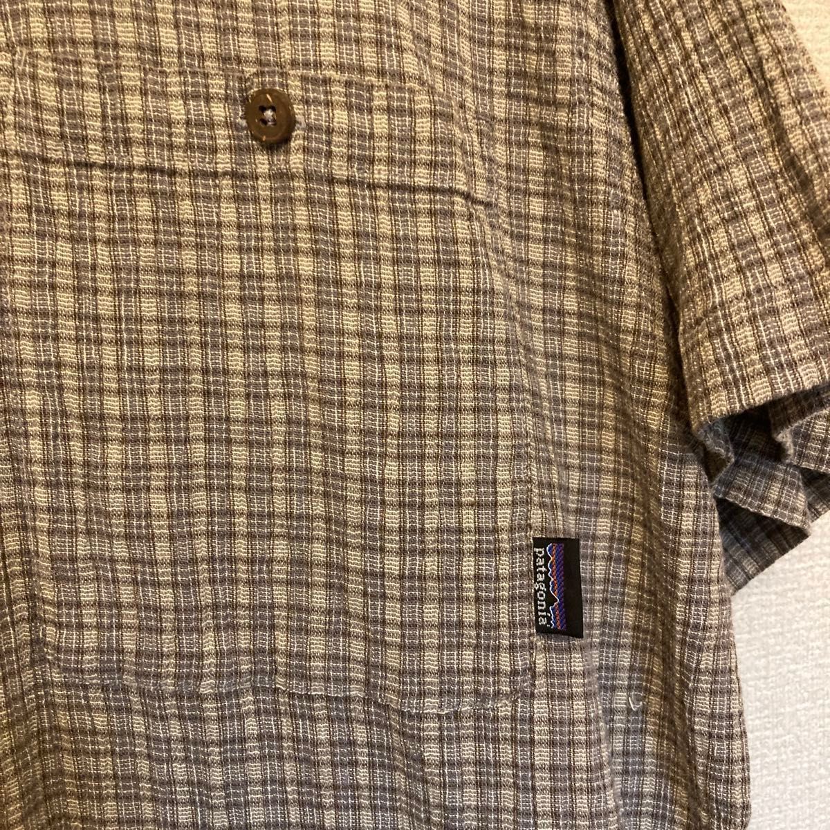 パタゴニア オーガニックコットン半袖シャツ OLD 半袖 チェック パタゴニア オーガニックコットン半袖シャツ OLD 半袖 チェック