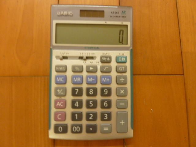 CASIO　AZ-26S　電卓