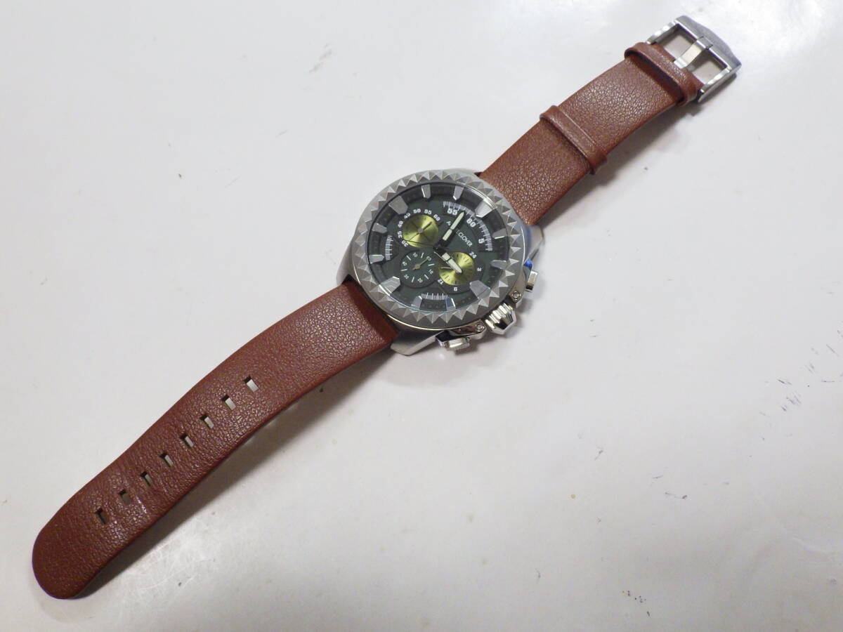 エンジェルクローバー クロノグラフ腕時計 RG46SGR-BR #531_画像7