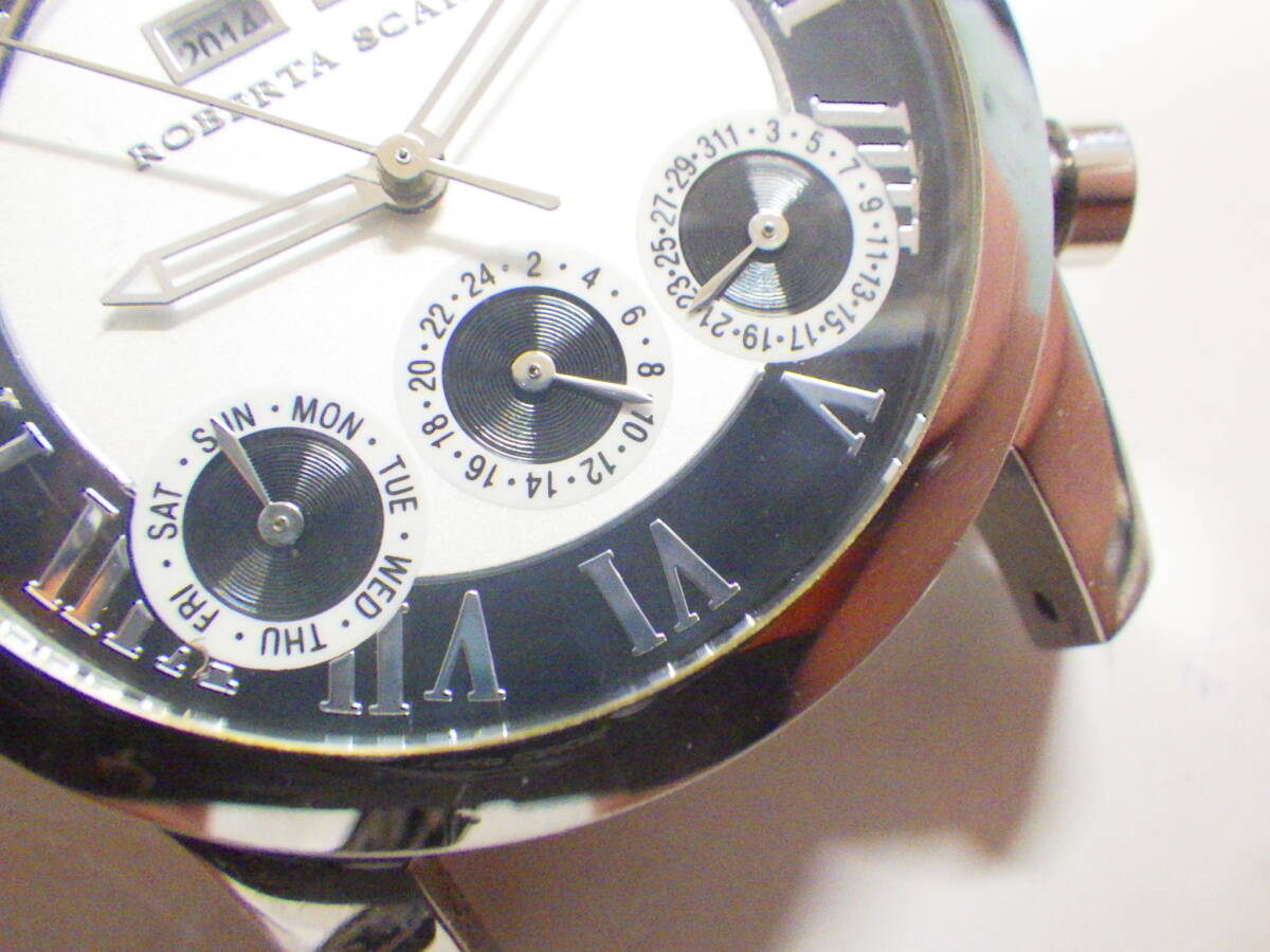 ロベルタスカルパ 訳あり スケルトン 自動巻き 腕時計 RS-6008 #639の画像7