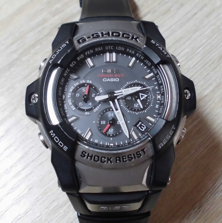 Плата за доставку 300 иен ~! Casio Gee Shock GS-1400-1AJF Радиоволсы Солнечный хронограф Джик Хронограф G-Shock Giez Цена 44000 иен ②