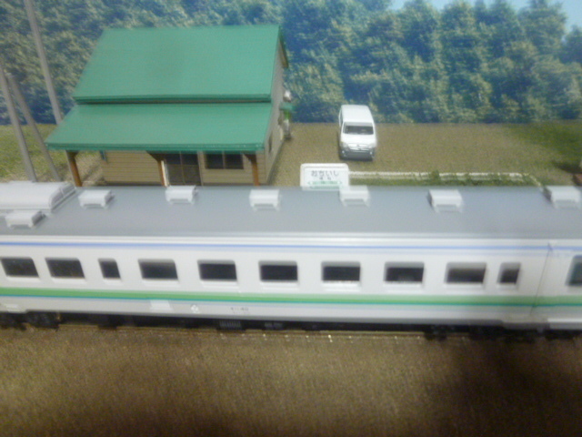 根室本線落石駅ジオラマケース付きとキハ40の100番台の画像5