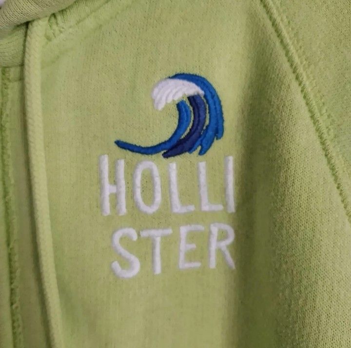 ホリスター HOLLISTER  スウェットパーカー ジップアップ パーカー 裏起毛  アバクロ  S 