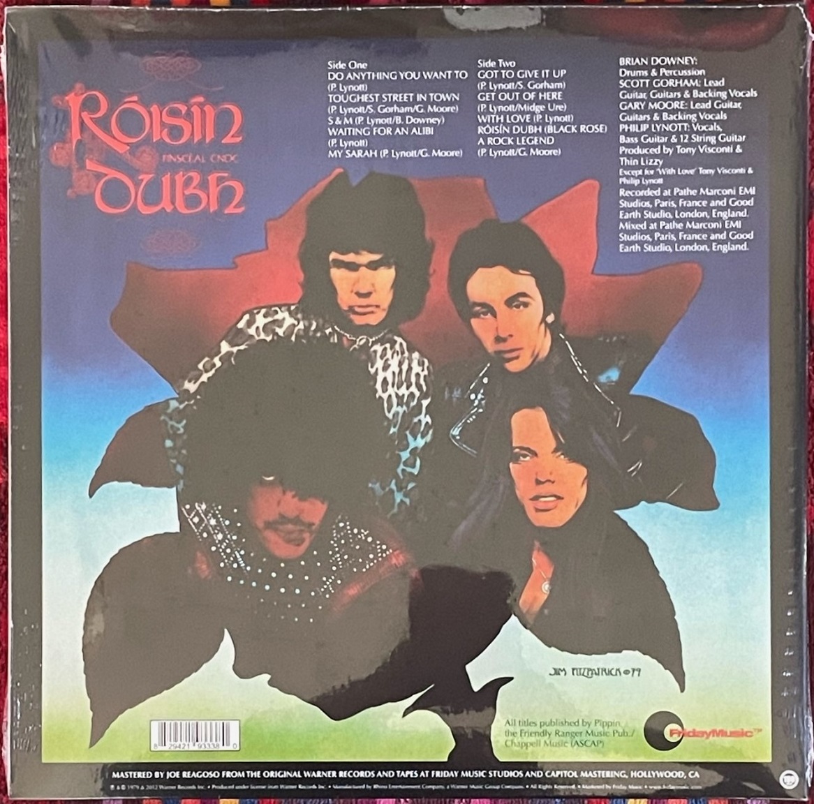 ♪未開封シールド/限定盤♪Thin Lizzy - Black Rose (A Rock Legend) (Red Vinyl)/180g重量盤/Gary Moore_画像3