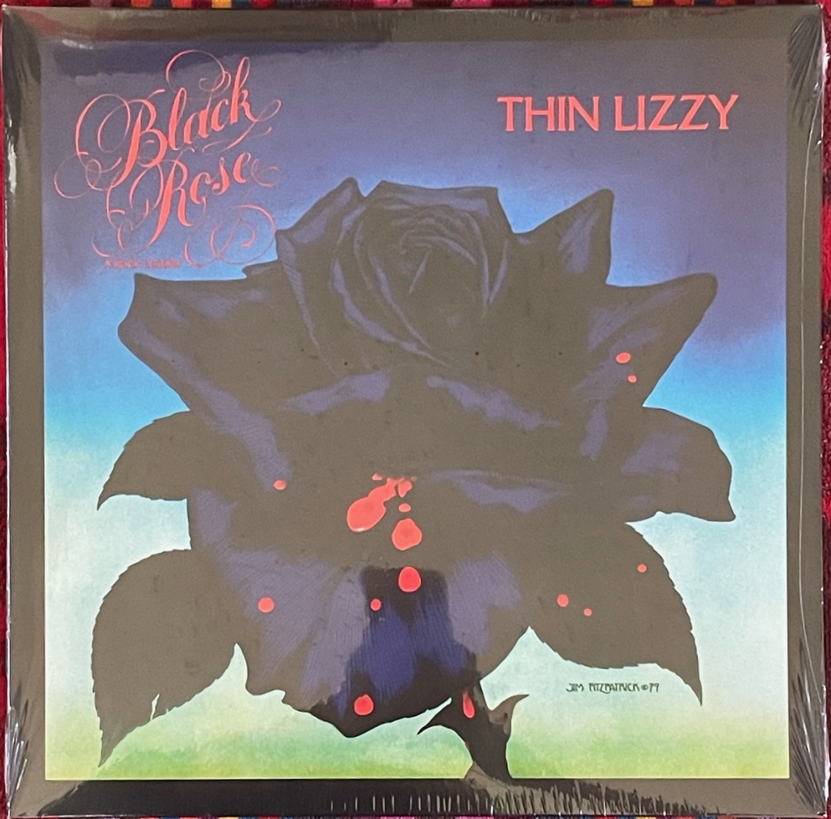 ♪未開封シールド/限定盤♪Thin Lizzy - Black Rose (A Rock Legend) (Red Vinyl)/180g重量盤/Gary Moore_画像2