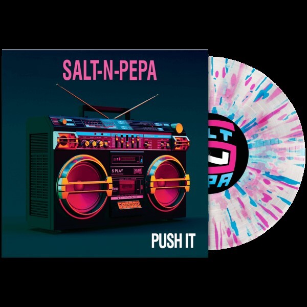 ♪未開封シールド/限定盤♪Salt-N-Pepa - Push It (Clear With Blue/Pink Splatter Vinyl)/45回転/Queen Latifah/MC Lyte/Missy Elliott_画像1