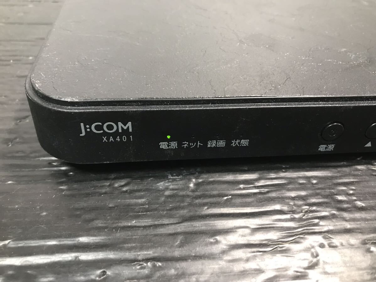 040906 J:COM ジェイコム XA401 4K放送対応CATV用セットトップボックス 本体 ACアダプター_画像2