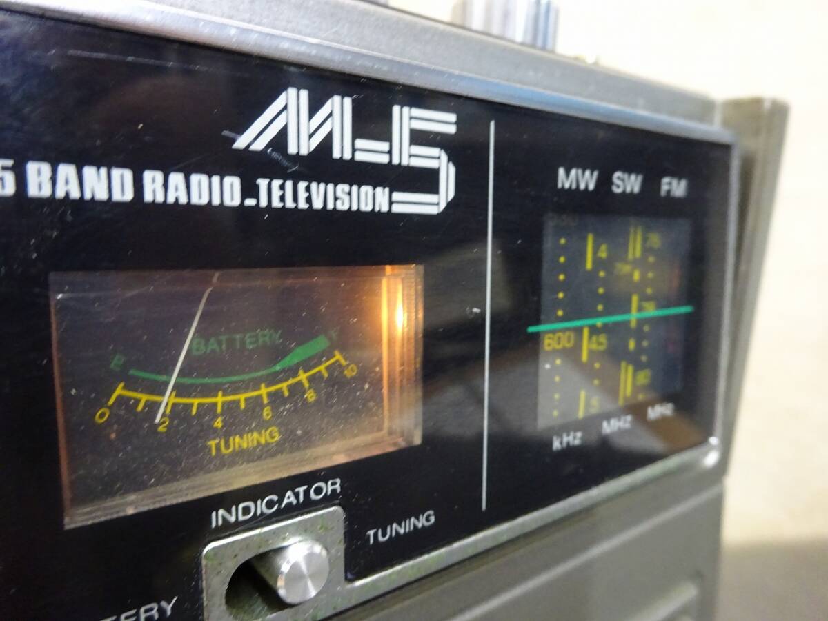 （Nz042486）VicTOR ビクター M-5 昭和レトロ ラジオ テレビ 激レア Victor FM/SW/MW 短波の画像3