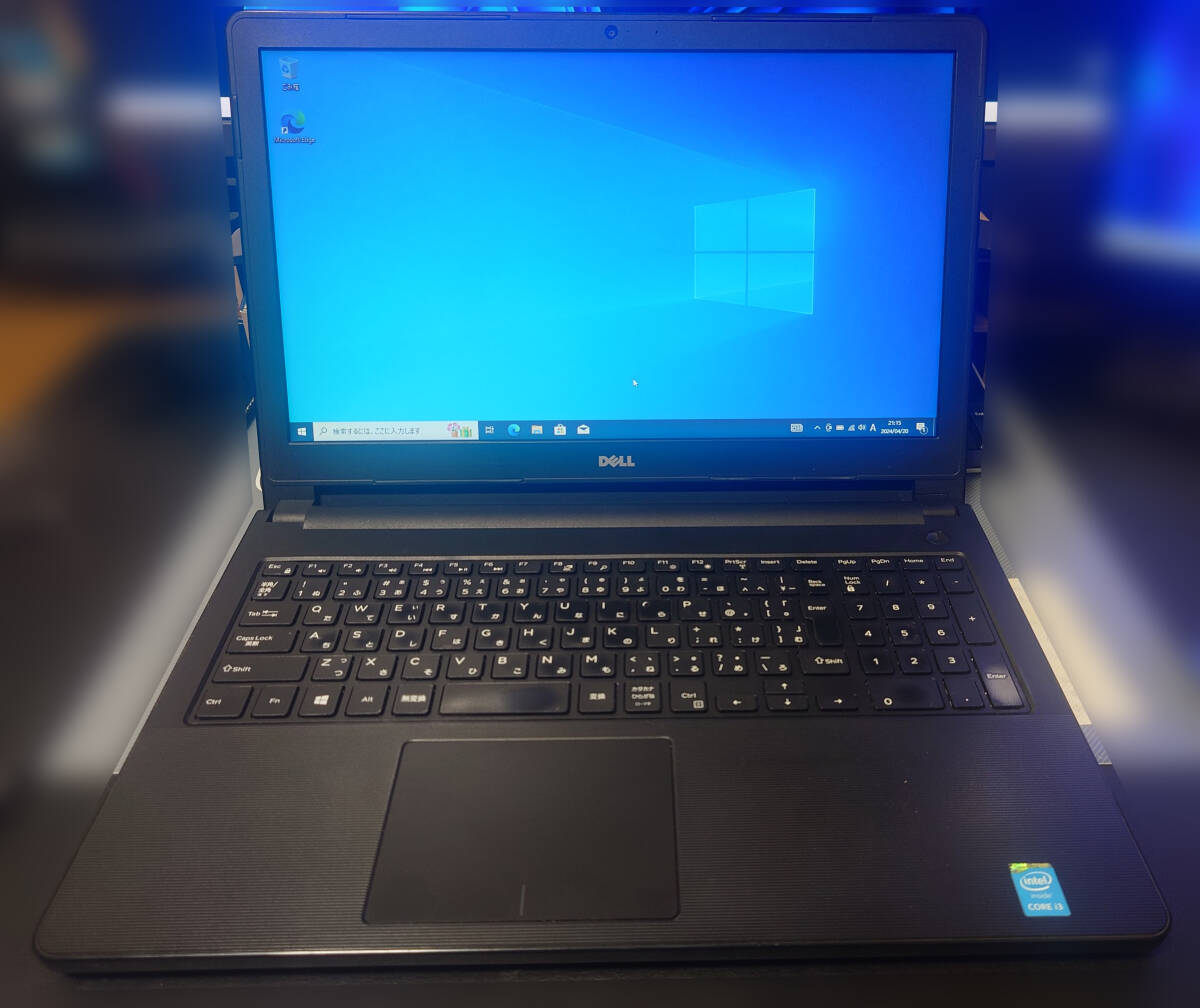 ★DELLVostro 3558◆Windows10 64ビットPro◆Corei3-5005U◆4GB◆50GB HDD◆DVDマルチ◆Office・電源なしの画像1