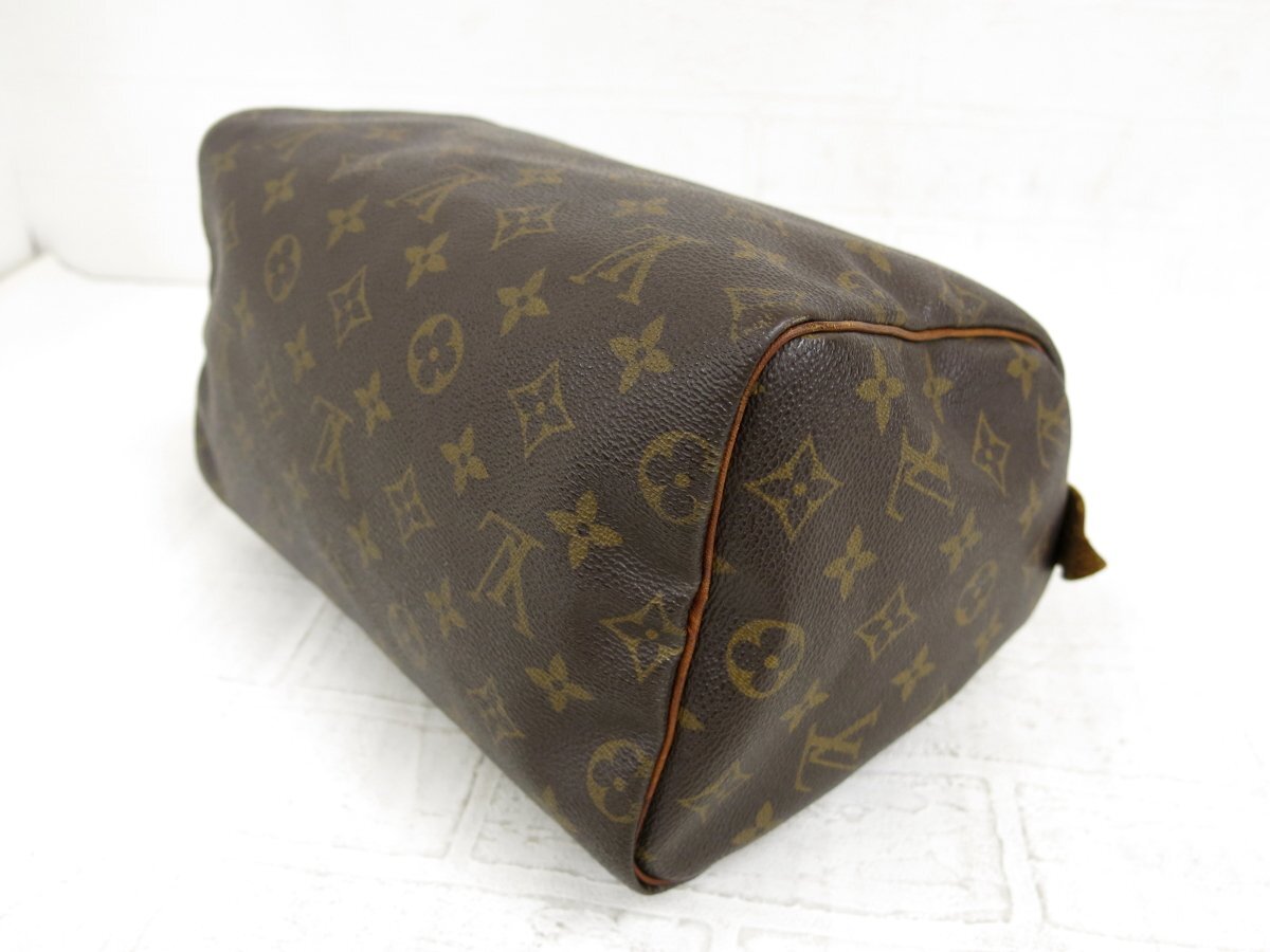 ◆LOUIS VUITTON ルイ・ヴィトン◆モノグラム スピーディ◆PVC カーフ レザー 本革◆ハンド バッグ◆ブラウン G金具◆SP0915◆A4705_画像7