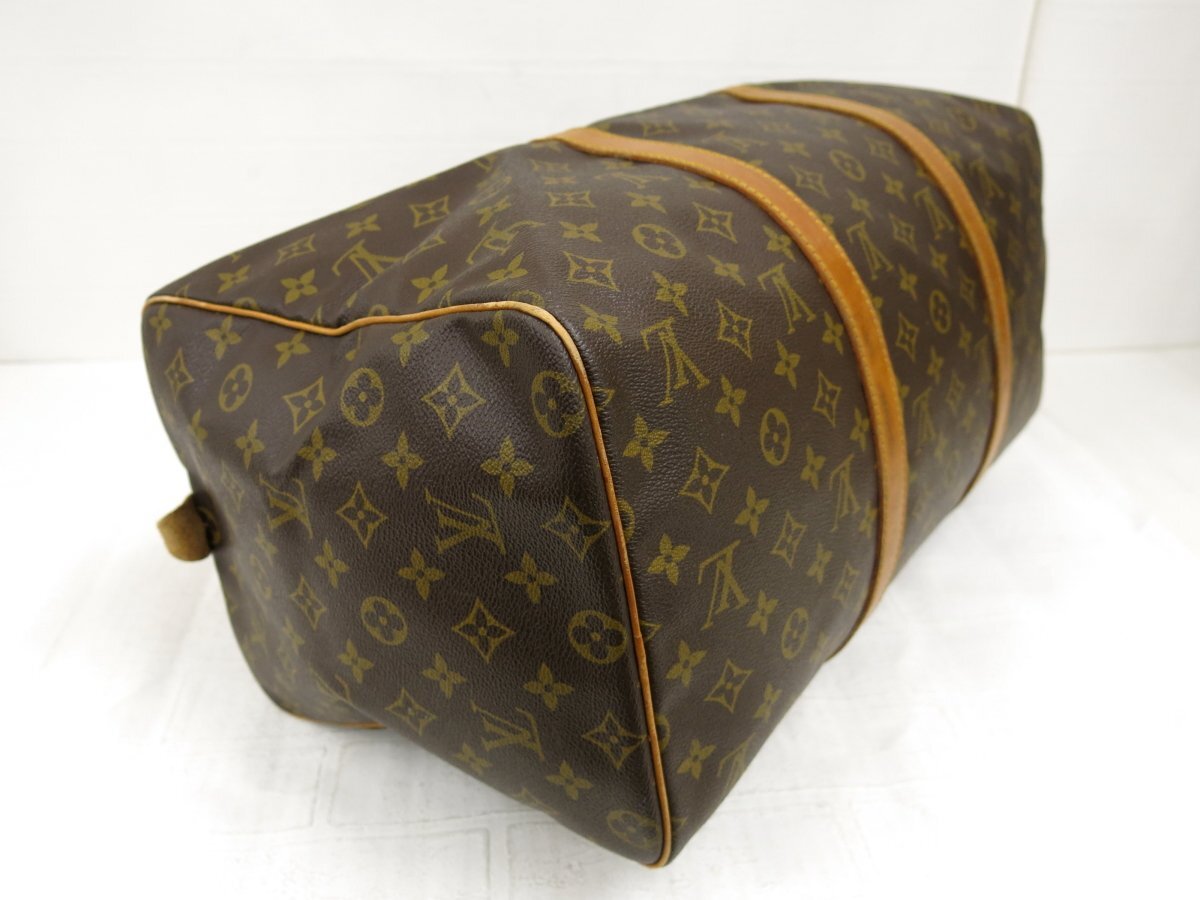 ◆美品◆LOUIS VUITTON ルイ・ヴィトン◆モノグラム◆PVC カーフ レザー 本革◆ボストン バッグ◆ブラウン系 G金具◆ヴィンテージ◆A4660