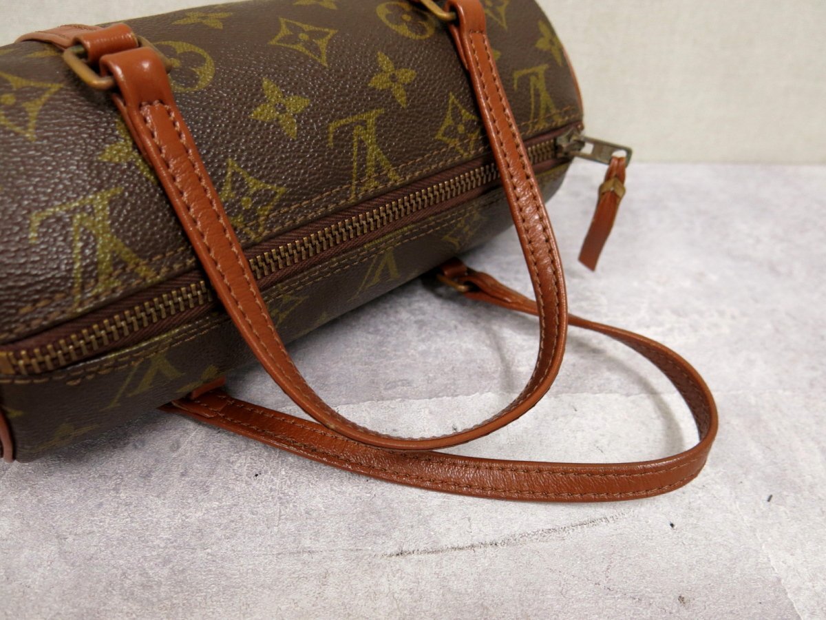 ●超美品●LOUIS VUITTON ルイ・ヴィトン●モノグラム●パピヨン19●M51389●ハンド バッグ●ブラウン●ゴールド金具●腕掛け●Js45959の画像5