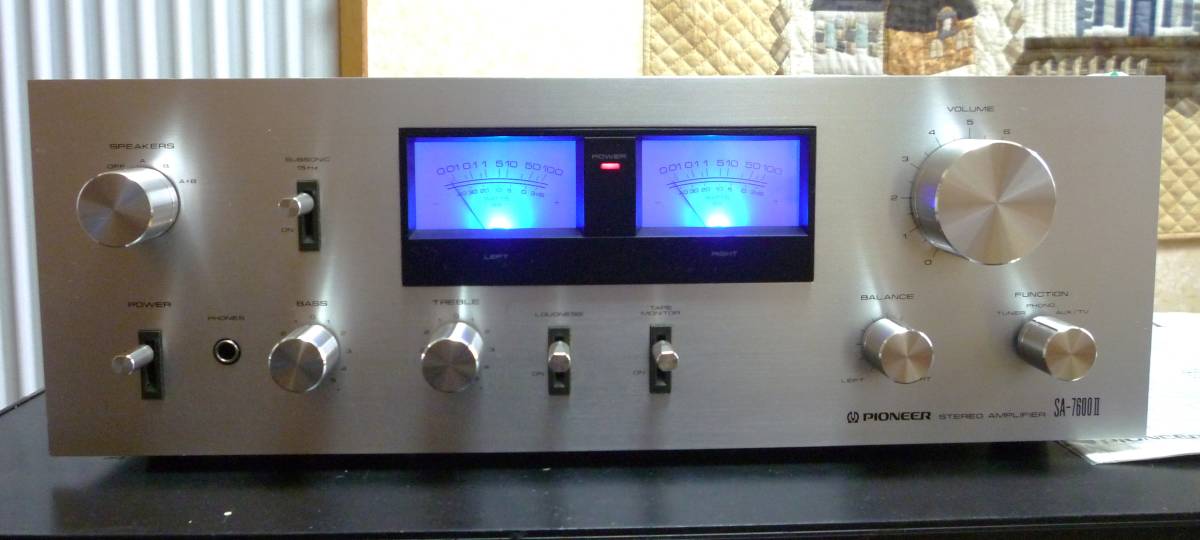 Pioneer　SA-7600Ⅱ　取説付属_画像1