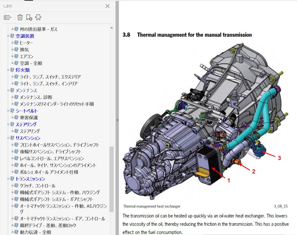 ポルシェ 981 ボクスター ケイマン GT4対応 Ver3 整備書 配線図 ボディー修理 パーツリスト 取説 ワークショップマニュアル 修理書の画像9