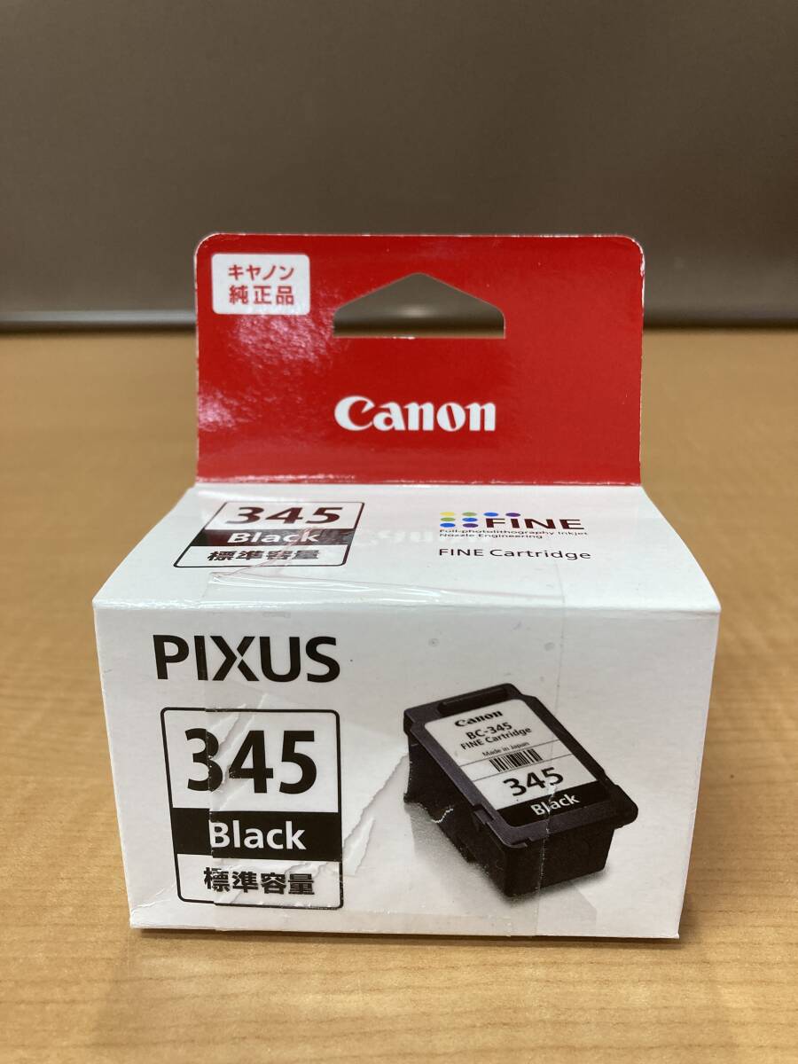 ◎ 送料無料 未使用品 Canon PIXUS 純正 インク カートリッジ 345 ブラック 標準容量 2個セット プリンタ キャノン ピクサス FINE ファインの画像2