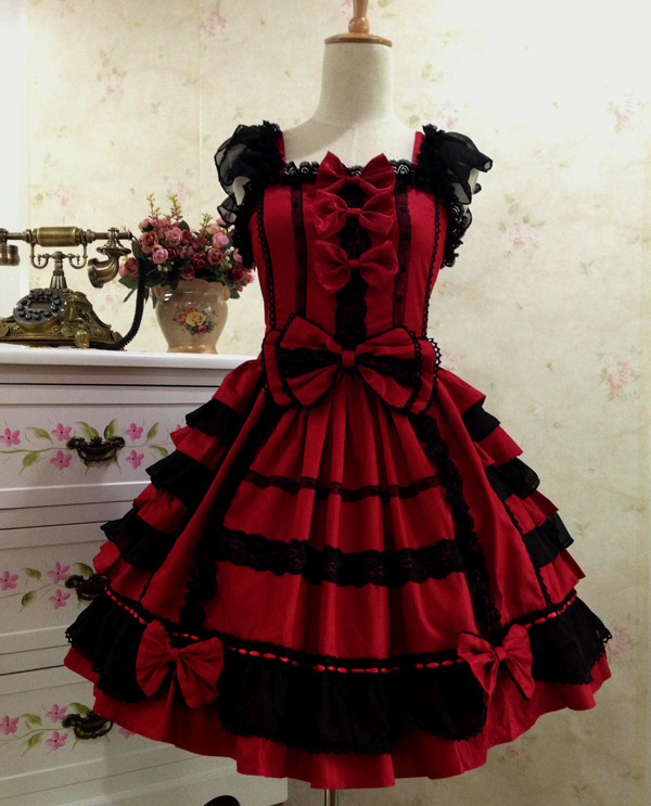  очень популярный прекрасное качество sroli Лолита ga- Lee punk готический meido костюмированная игра One-piece платье Classic Лолита платье . выбор цвета возможно 