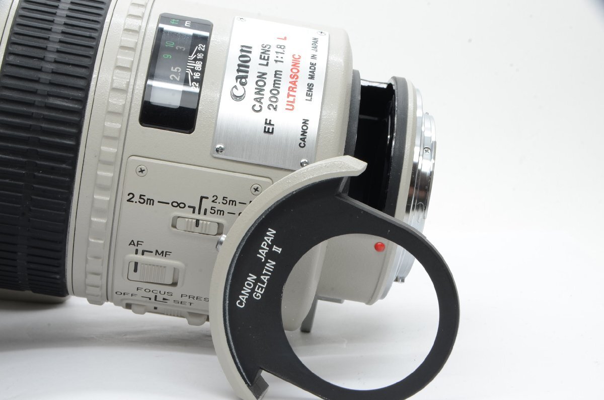 キヤノン Canon EF 200mm F1.8L USM オートフォーカス一眼レフ用レンズの画像8