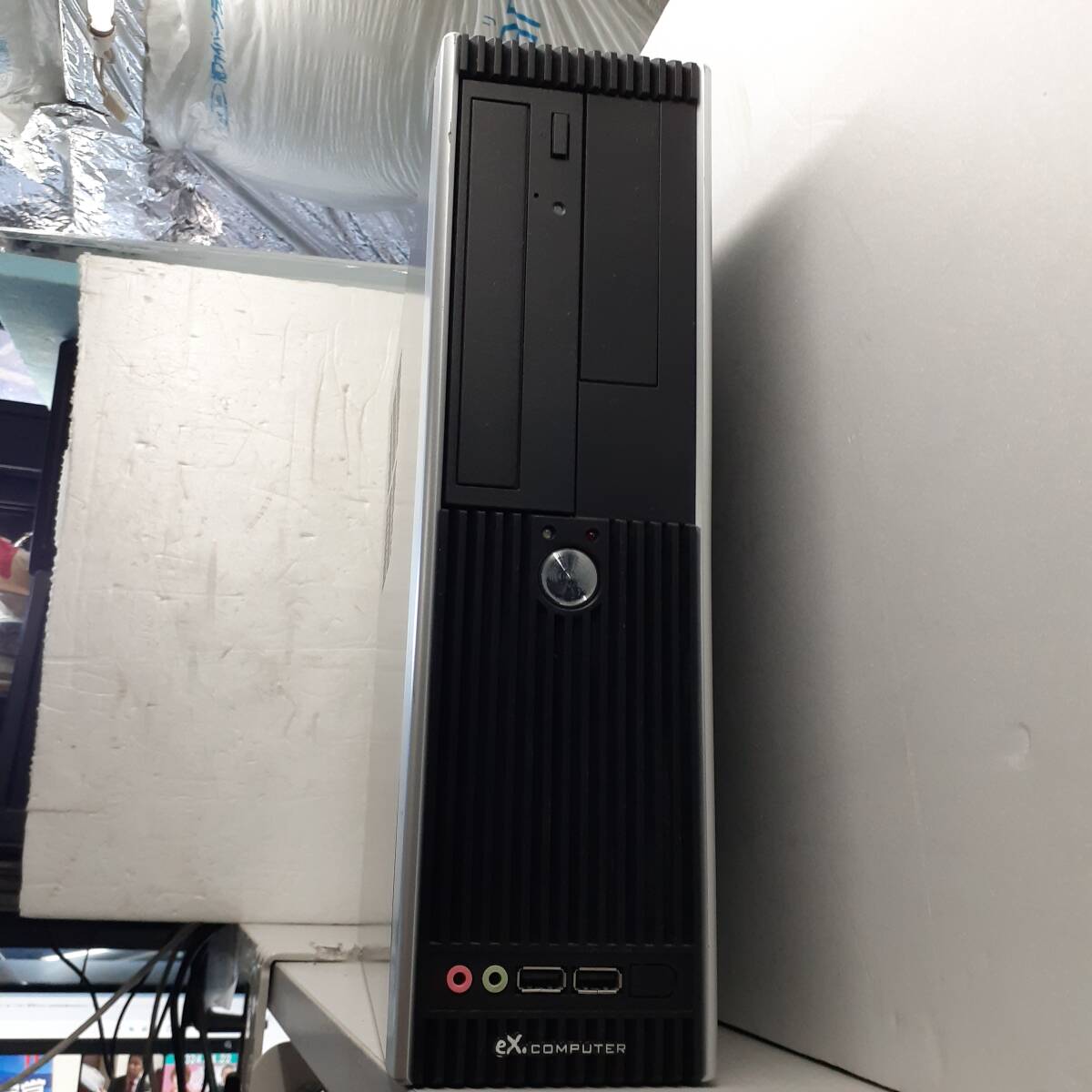 BTO eX.computer AeroSlim スリムタワーPCケース DVD－RW 300W電源付属 MicroATX 中古動作品⑦の画像2