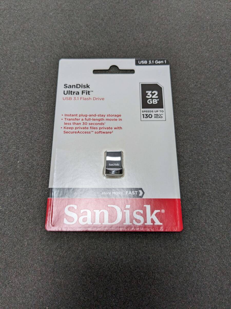 1円 USBメモリ 32GB Sandisk Ultra Fit 32GB SDCZ430-032G-G46 USBメモリー USB3.1対応 データ保管 外付メモリ サンディスク