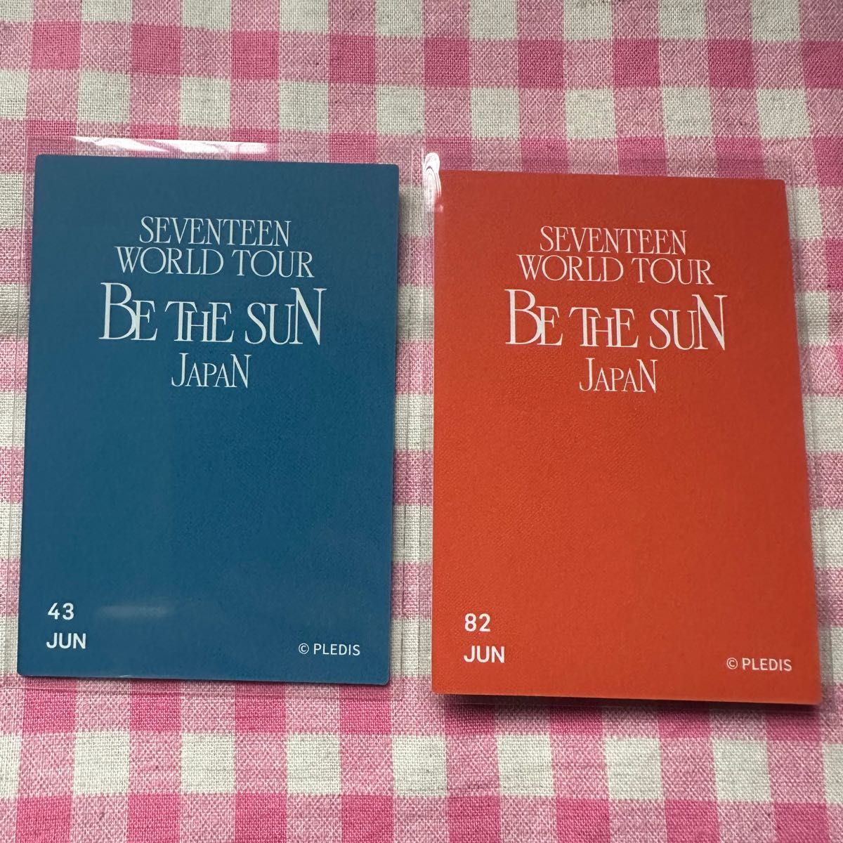 SEVENTEEN BE THE SUN & JAPAN フォトカード　ジュンセット