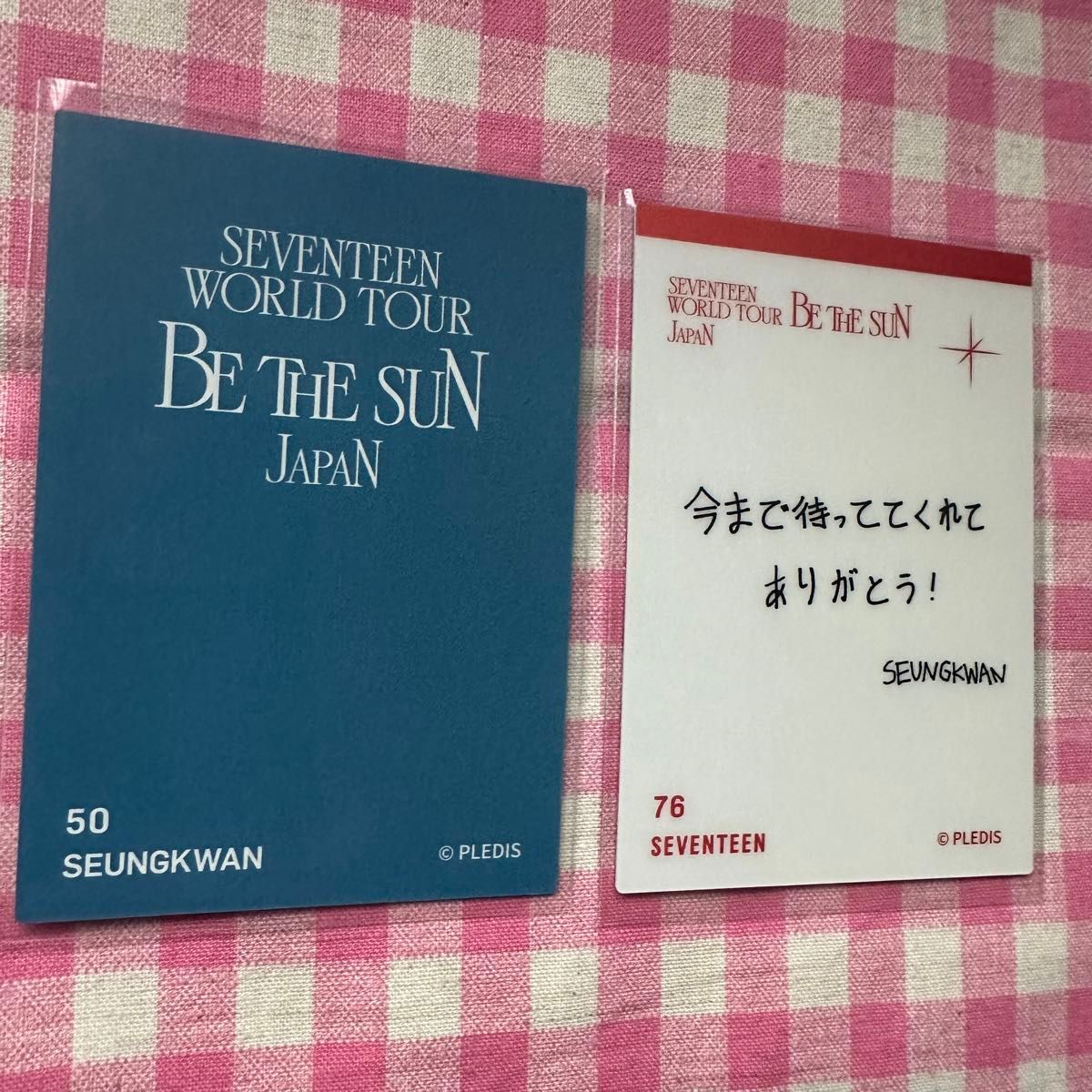 SEVENTEEN BE THE SUN&JAPAN フォトカード スングァンセット