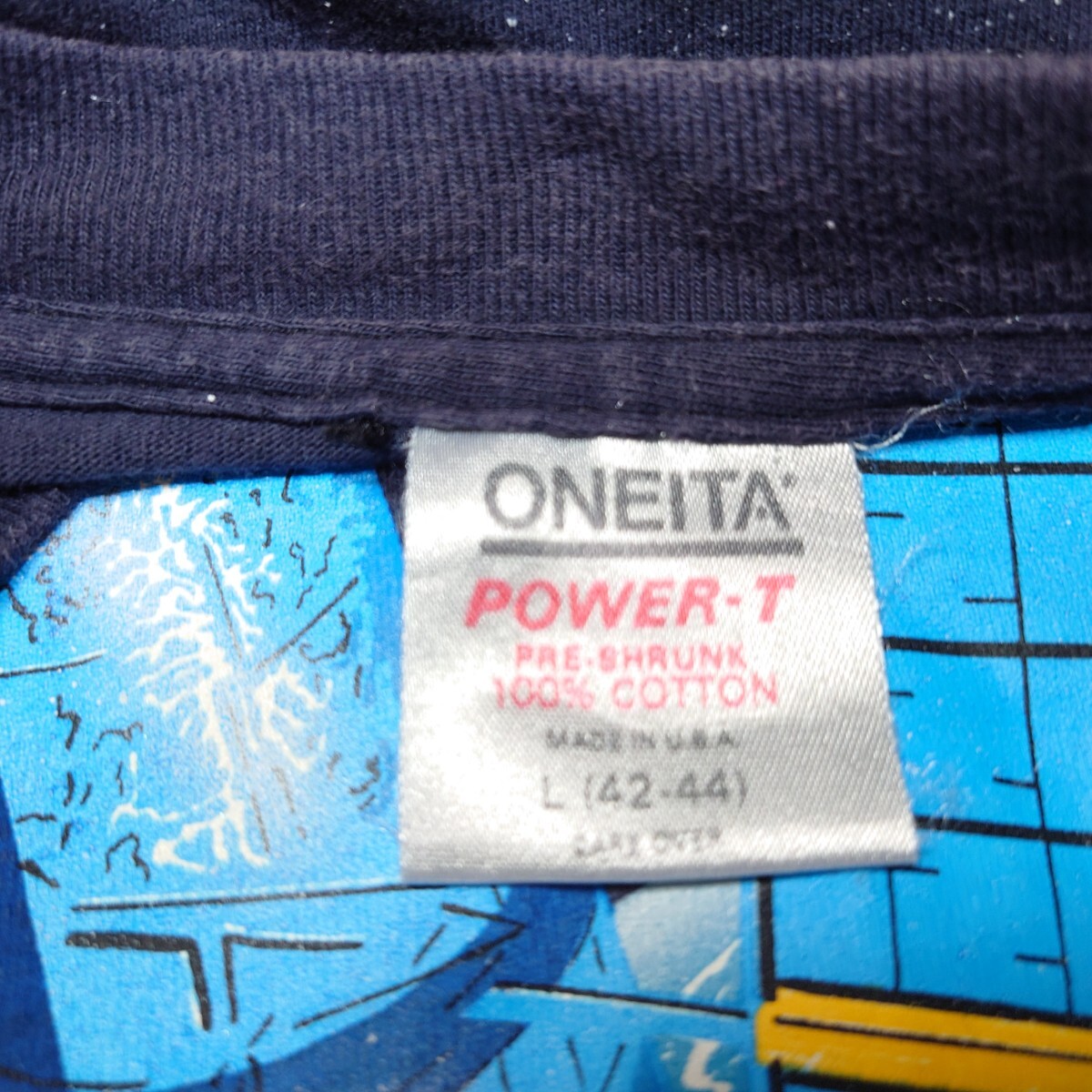 USA製 90s ONTIEA NASAビッグプリントTシャツ　古着　オニータ