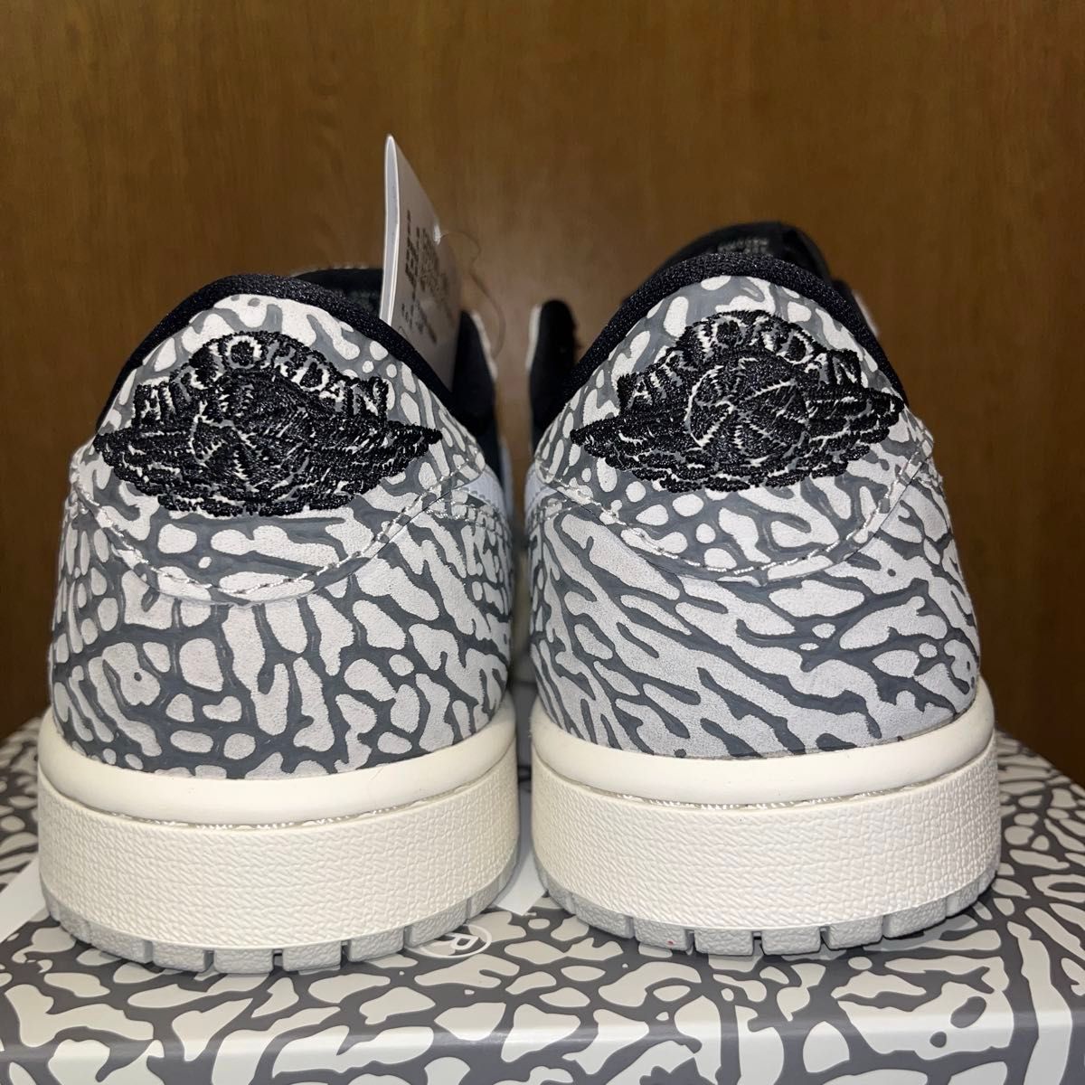 Nike Air Jordan 1 Retro Low OG Black Cement ジョーダン ブラック セメント 26cm 