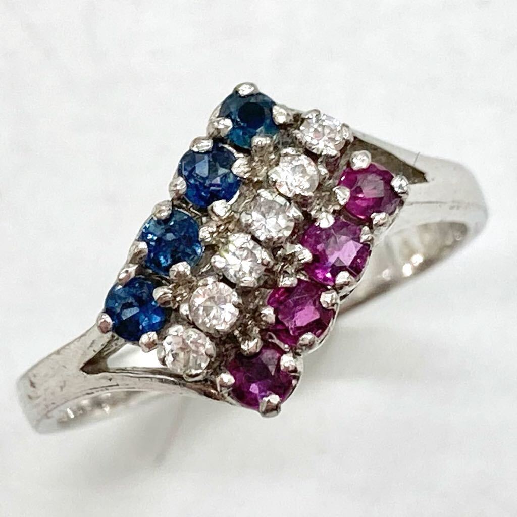 「サファイア/ルビーアクセサリーおまとめ」m 重量やく46.5g 宝石 sapphire Sapphire ruby ルビーコランダム accessory jewelry リング CE0の画像2