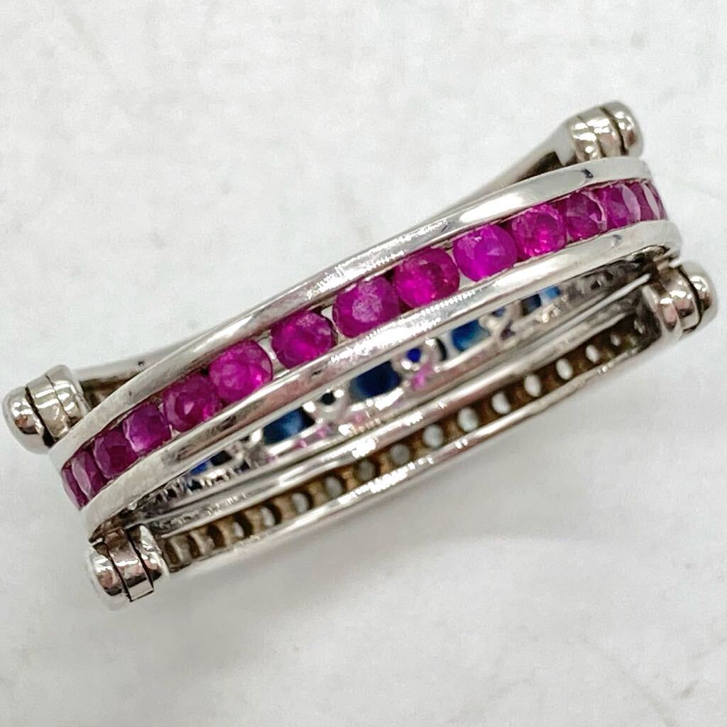 「サファイア/ルビーアクセサリーおまとめ」m 重量やく46.5g 宝石 sapphire Sapphire ruby ルビーコランダム accessory jewelry リング CE0の画像4