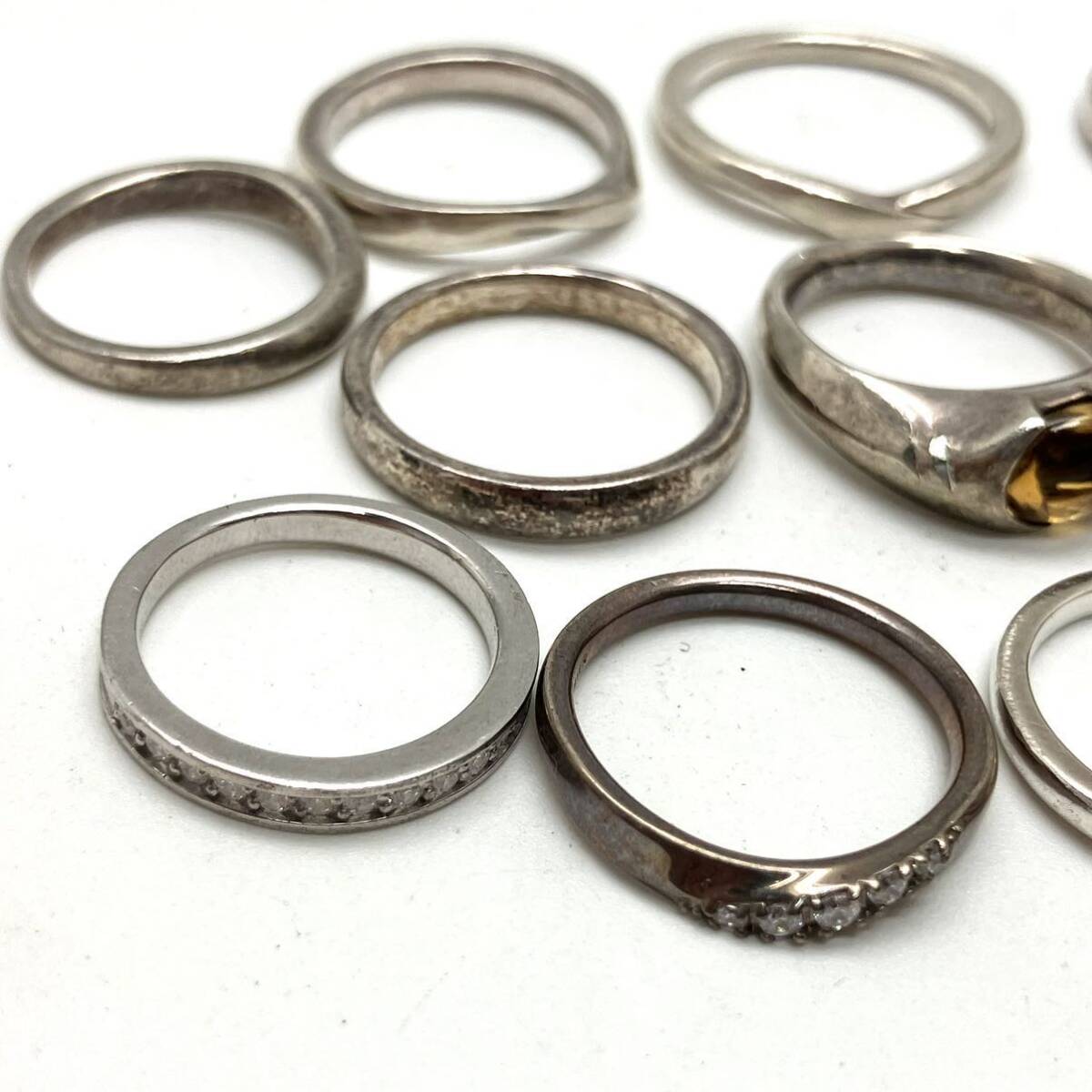 ［4℃/ヨンドシーリング13点おまとめ］a 約34.0g リング ring accessory jewelry ジュエリー K10 silver 925 CE0