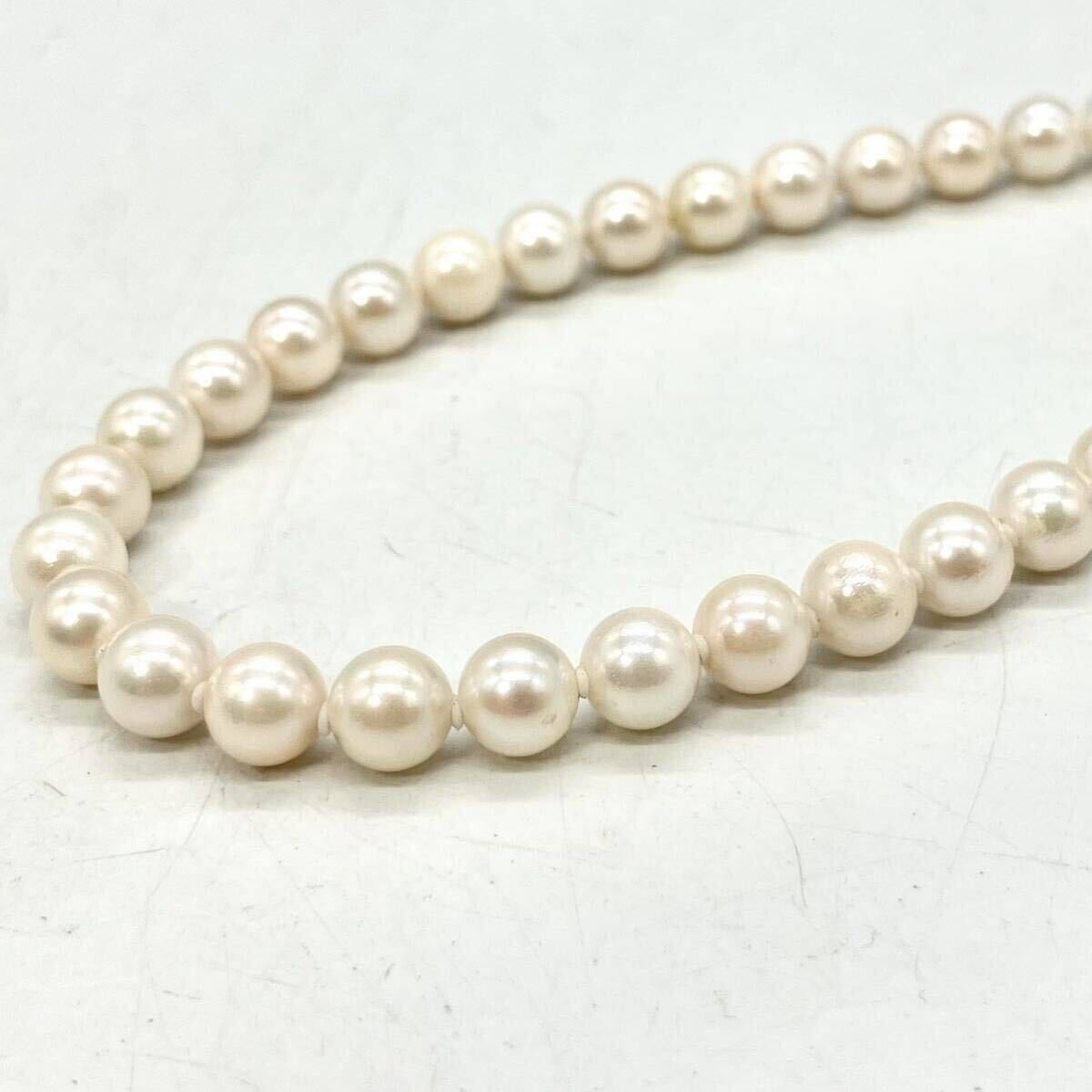 「アコヤ本真珠ネックレスおまとめ」m◎約83g 約6-6.5mmパール pearl necklace accessory jewelry silver DA0_画像4