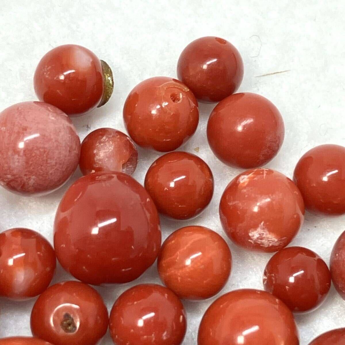 [... summarize 155ct]m * approximately 31.0g loose unset jewel size approximately 3.5~10.5mm jewelry coral coral coral san . red circle sphere parts parts 