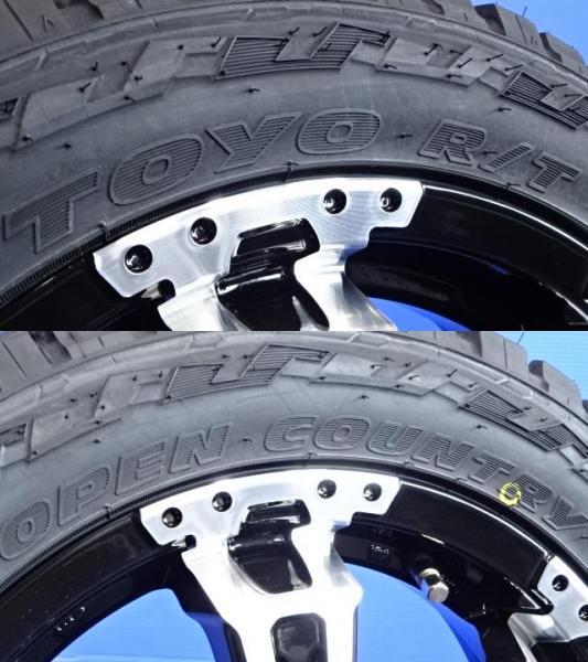 菰野 タイヤホイールセット 4本 軽 155/65R14 TOYO オープンカントリー R/T ヴェネス SUV 14インチ デリカミニ スペーシア ekクロスの画像8